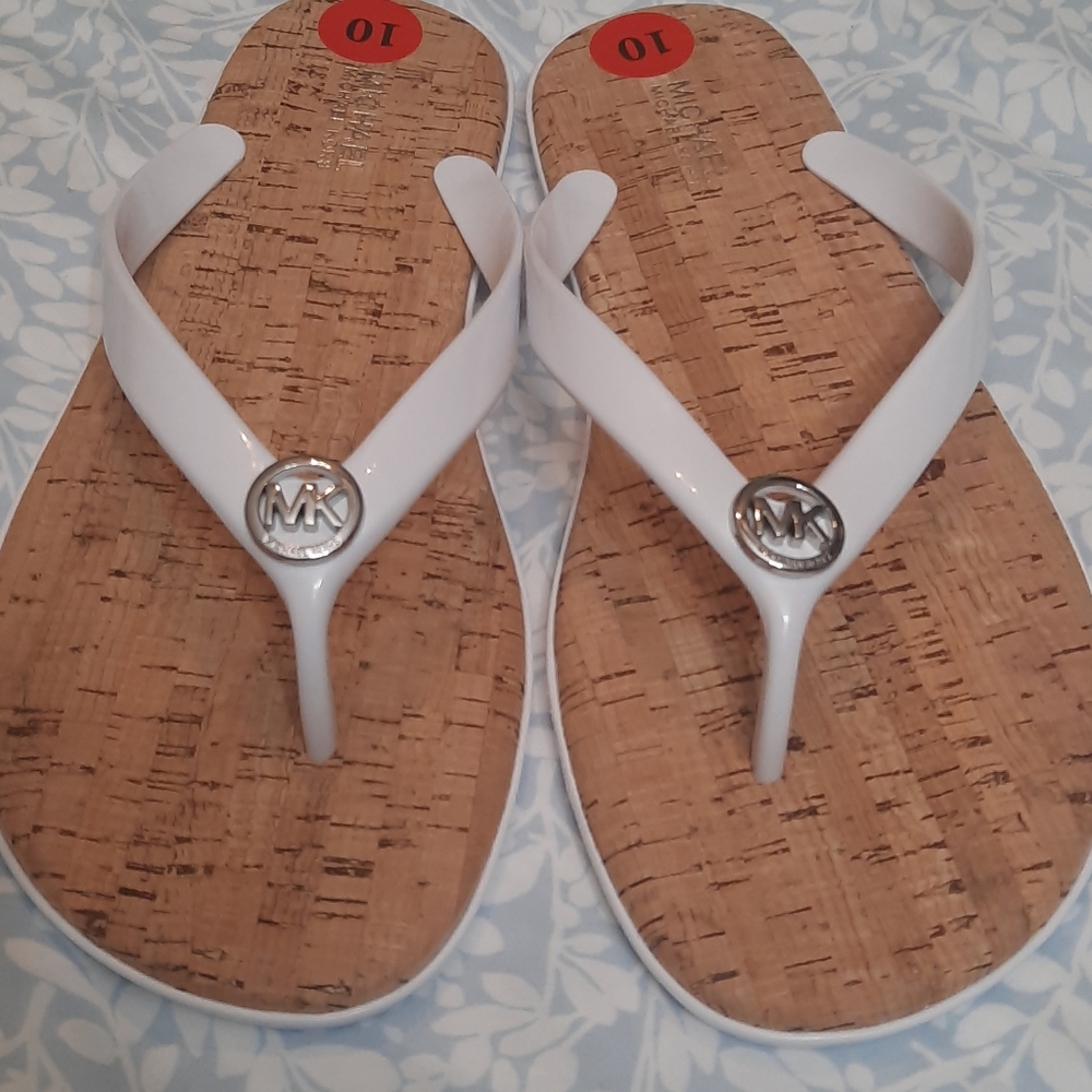 sandals Michael Kors for women size 10 white new